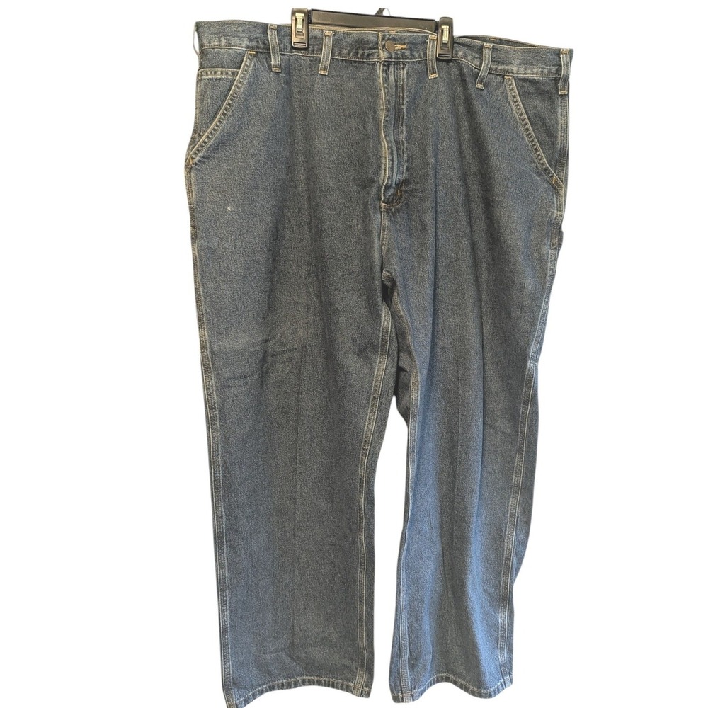 Carhartt B13 DPS Loose Fit Dungaree Jeans Mens 46x30 Dark Stonewash Work Pants